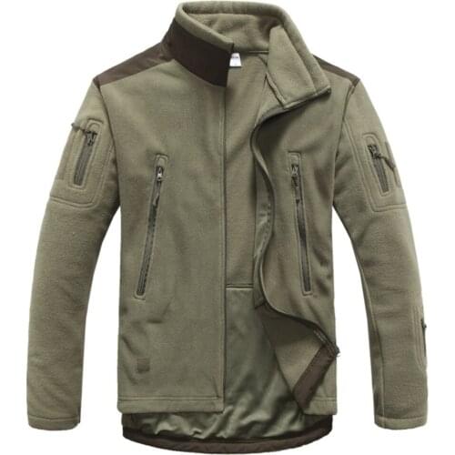 Winter Military Fleece Tactical Jacket Men Outdoors Sports Warm Coat Militar Softshell Hiking Outerwear Army Combat Jackets