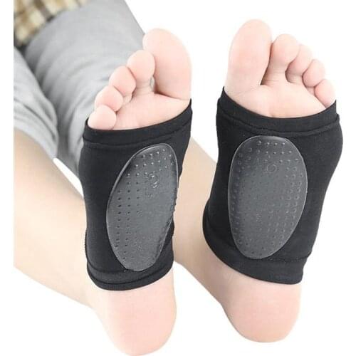 1 Pair Arch Support Cuffs Plantar Fasciitis Heel Spurs Foot Care Flat Sleeve Socks Cushions Orthotic Insoles Pads