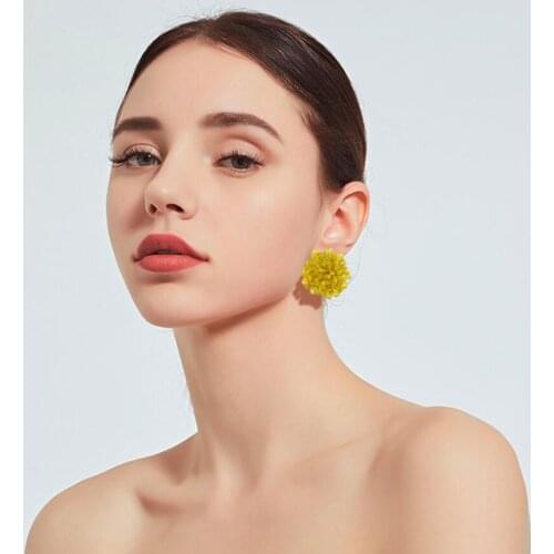 1 Pair Perfect Match Bohemia Earrings For Women Ethnic Handmade Beaded Ear Studs Earrings Wedding Party Jewelry Gift