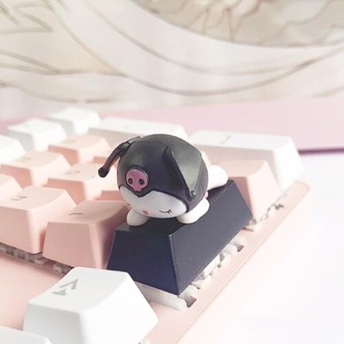1pc Enter Supplementary Key Keyboard Keycap Kawaii Cartoon cherry MX switch Mechanical Keyboard Keycap Big Ear Dog Key Caps