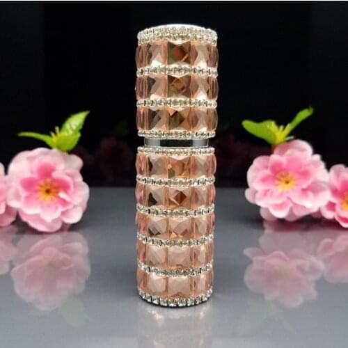 10ml Portable Perfume Bottle Refillable Spray Makeup Atomizers Rhinestone Studded Travel Glasses Refillable Bottle for Outgoing