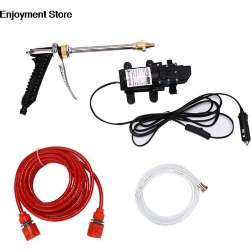 100W 160PSI DC 12V Portable High Pressure Car Electric Washer Wash Pump Set Tools Kit