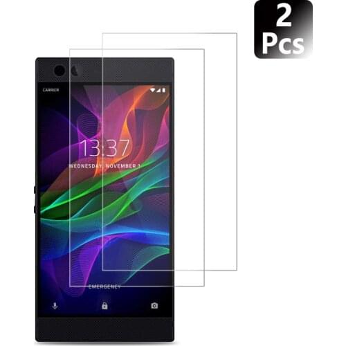 2PCS Smartphone Tempered Glass 9H Protective Film Screen Protector Mobile For Razer Phone 2 Phone2 Cover