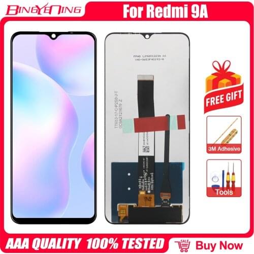 BingYeNing 6.53 Xiaomi Redmi 9A LCD&Touch Screen digitizer LCD Display screen Replacement Parts + Disassemble Tools