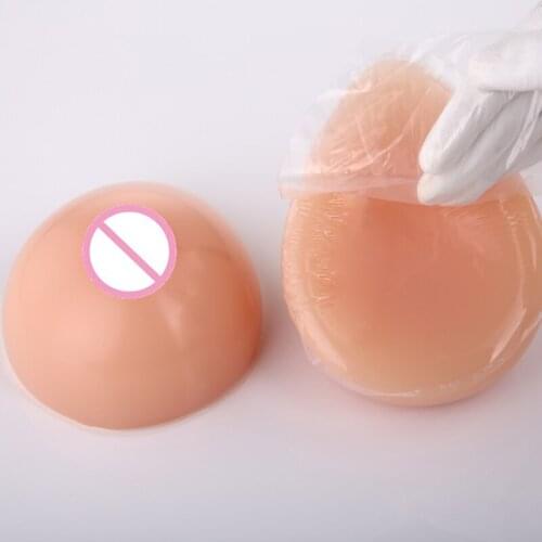 600g/pair B CUP Adhisive Silicone Boobs drag queen Fake Realistic Silicone Breast Forms vagina for crossdresser faux seins