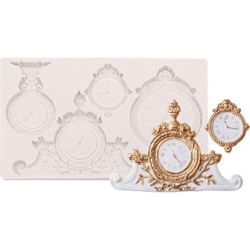 D2TD Gear Moon Star Clock Wing Silicone Mold for Fondant Chocolate Candy Gum Paste Polymer Clay Resin Casting Mold Art Crafts