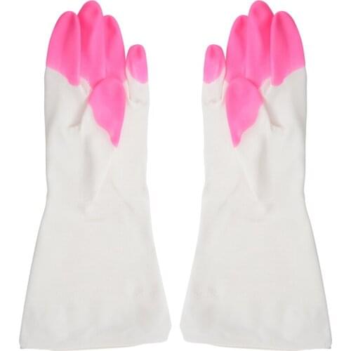 Kitchen Silicone Cleaning Gloves Magic Silicone Dish Washing Gloves For Household Silicone Scrubber Rubber Dishwashing Gloves