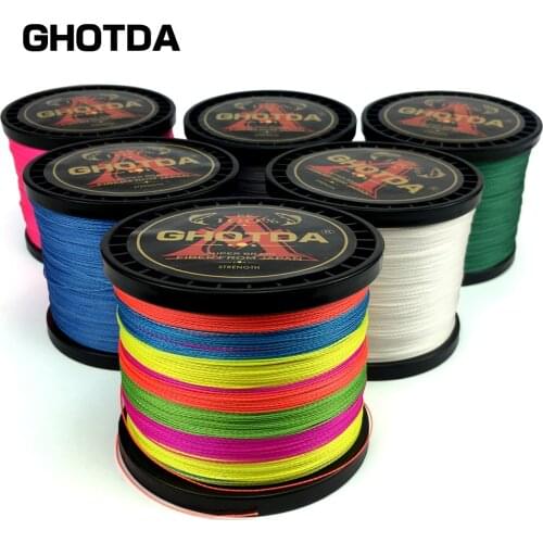 GHOTDA X4 X8 X9 Strands Carp Fishing line PE Braided Strong Multifilament Fishing Braid 100M /300M