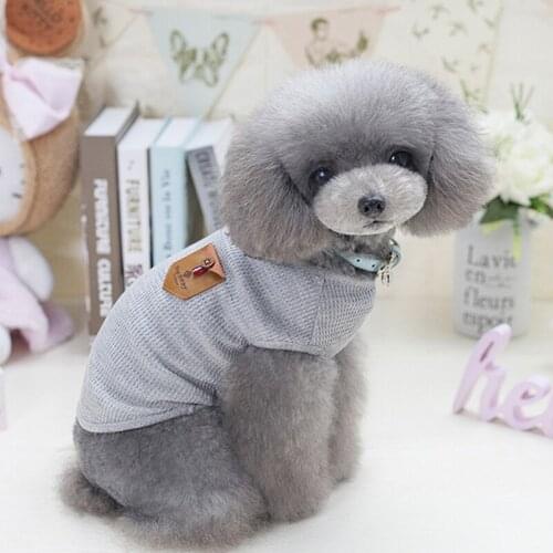 Summer Puppy Dogs Soft T-shirt Pet Dog Cat T-Shirt Breathable Clothes Pet Cats Vest Cotton Pug Apparel Costumes Ropa Perro