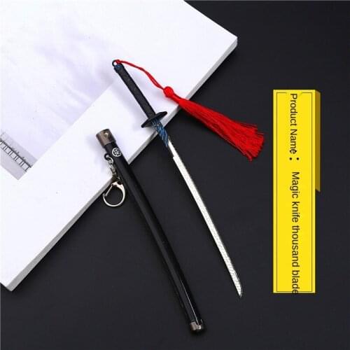 Assassins five five six seven game magic knife thousand blade a seven weapon model metal manual