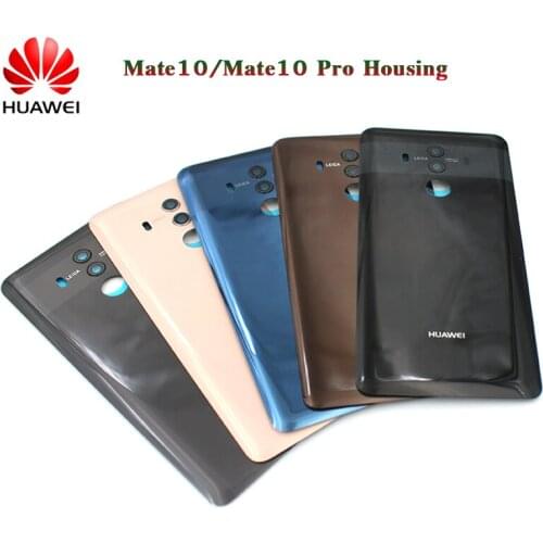 Housing Cover Original For Huawei Mate 10 Pro Back Battery Cover Rear Door Phone Replacement For Mate 10 With Camera Lens & Logo