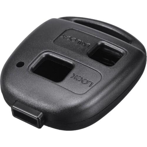 2 Buttons Plastic Key Pad Switch Remote Car Key Shell Case Fit for Toyota RAV4 Yaris Prado Corolla Land Cruiser Previa