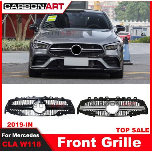 GT Grille Suitable for amg ben-z CLA Class W118 GTR GT R ABS 2019+ Without emblem