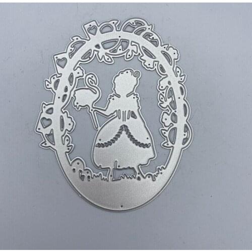 Metal Cutting Die Beauty and Crane Decoration Scrapbook Album Paper Card Craft Embossing