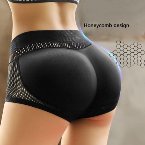 Women Padded Seamless Butt Hip Enhancer Sexy Butt Pads Buttocks Panties Shaper Buttocks With Push-up Lifter Lingerie Underwear