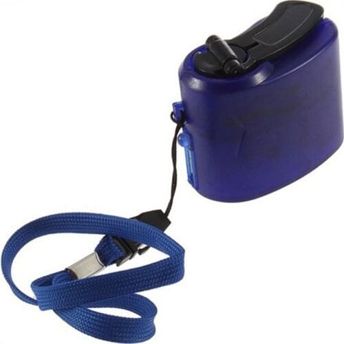 Outdoor 57*45*30mm Emergency Portable Hand Power Dynamo Hand Crank USB Charging Charger Universal