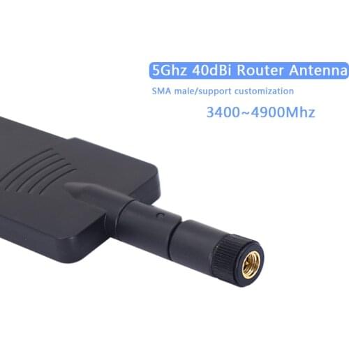 Wide Range 600~6000Mhz Flexible Fold Wireless Router 2G 3G GSM GPRS 4G 5G Hign Gain 40dBi LTE Signal Booster WIFI Antenna 2PCS