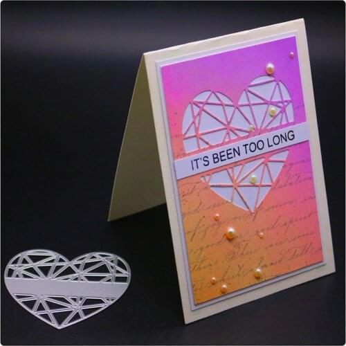 YINISE Scrapbook Metal Cutting Dies For Scrapbooking Stencils Love Wedding DIY Album Cards Decoration Embossing Folder Die Cuts