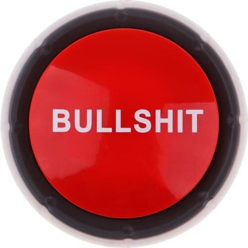 Sound Button Bullshit Event Party Tools Talking Funny Gift Hobby