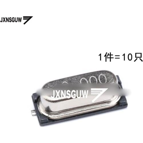 10PCS 49SMD SMD type crystal passive crystal 10MHz 20PF 20PPM 10M
