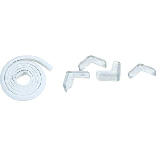 2M Children Protection Table Guard Strip Baby Safety Products with 4 PCS Clear Safety Table Desk Corner Guard Protector