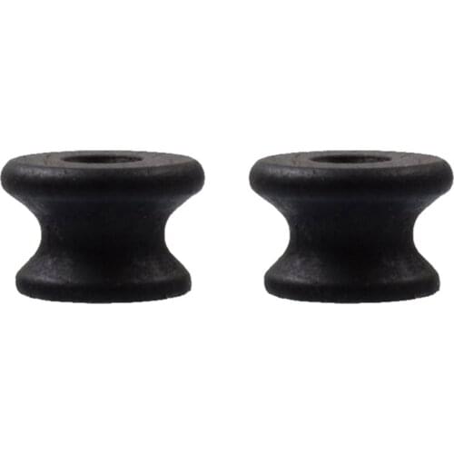 2 Pieces Ebony Guitar Strap Button Endpin Strap Lock for Guitar Parts Accessories