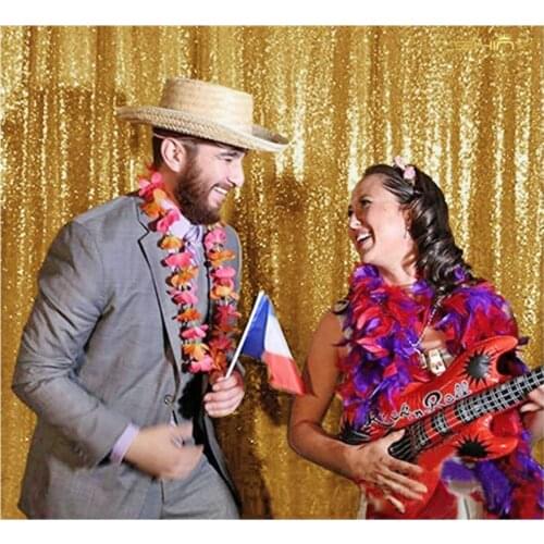 5FT*6FT White/Gold Sequin Backdrops,Party Wedding Photo Booth Backdrop Decoration,Sequin cur Birthday Party Decoration