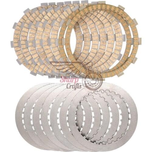 Motorcycle Accessories Engine Carbon Fibre Clutch Friction Plates & Steel Disc For HONDA CBR1000RR CB 1000RA ABS 1000R CBF1000