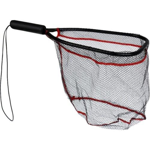 Aluminum Landing Frame Net Nylon Mesh Rubbe Handle Hoop 17.7'x8.3