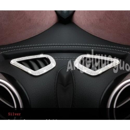 Angelguoguo Car Air outlet sticker/Instrument panel Air outlet decoration sticker for Mercedes Benz E class W213 2016-2018