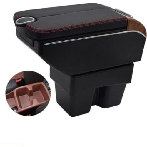Car BYD F3 armrest storage box auto interior Leather car-styling central container Store content box accessories parts