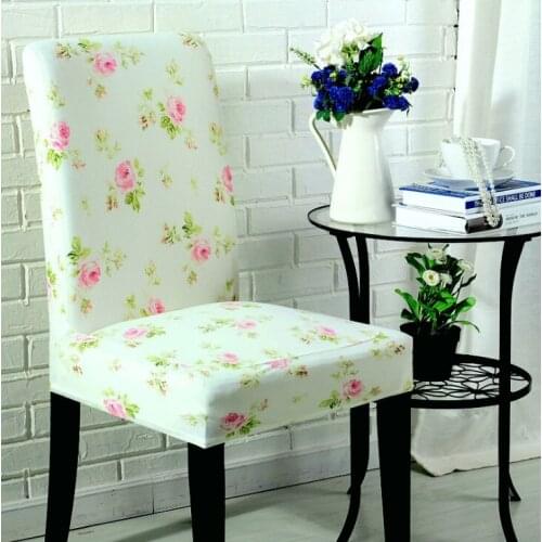 Chair Cover Spandex Kitchen Slipcover Removable Anti-dirty Seat Cover for Banquet Wedding Dinner Restaurant housse