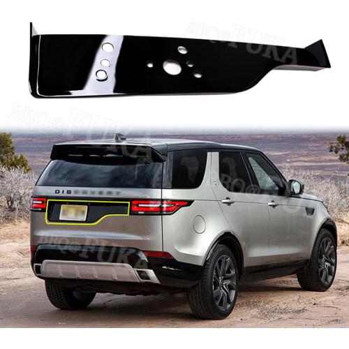 Car Rear Trunk Tail Gate License Decoration Trim Decal Frame Fit for Land Rover Discovery 5 LR5 2017 L462 Car Styling Accessory