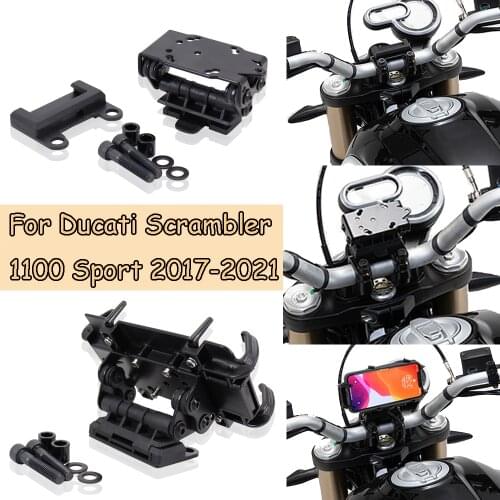 For Ducati Scrambler 1100 Sport Motorcycle Accessories Phone USB Navigation Bracket GPS 2017-2021