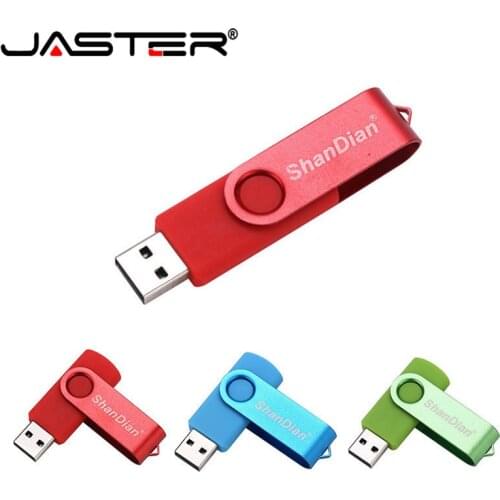 JASTER Business plastic USB Flash Drive delicacy Portable pendrive 4GB 8GB 16GB 32GB 64GB rotatable memory stick u disk usb 2.0