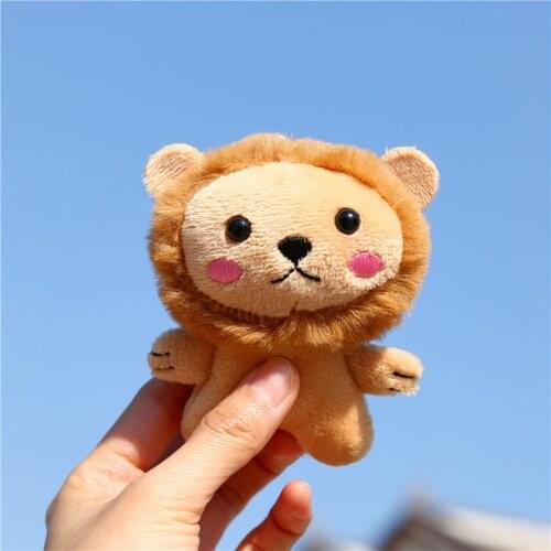 Creative popular Blush shy lion king pendant Keychain car Decorate good quality baby toy Soothing doll christmas funny gift