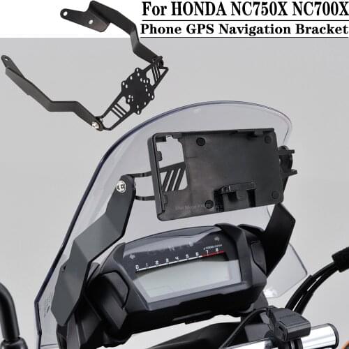Motorcycle GPS Mount Mounting Adapter Holder Bracket For HONDA NC750X NC750 X NC 700 X NC700X Phone GPS Navigation Bracket