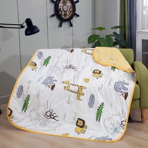Summer Childrens Air Conditioning Is Childrens Summer Kindergarten Nap Cotton Cartoon Cool And Comfortable Breathable Quilt