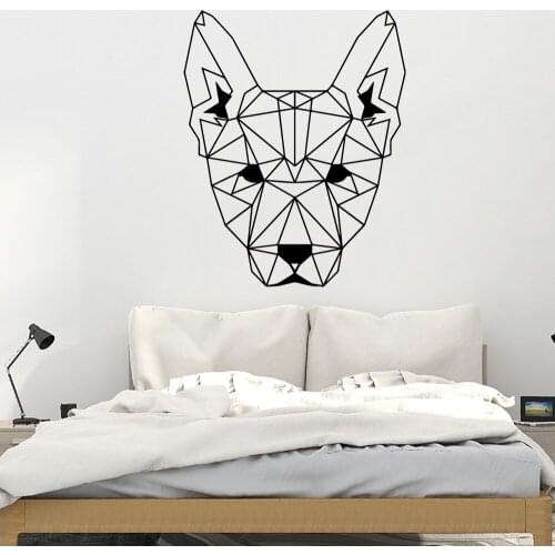 Funny Dog Wall Sticker Self Adhesive Vinyl Waterproof Wall Art Decal For Living Room Bedroom Wall Art Sticker Murals