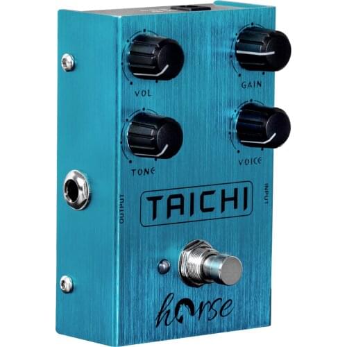 Horse Tai Chi Low Gain Pedal Smooth Overdrive Sound of Classic Dumble Amp for Electric Guitar Effect