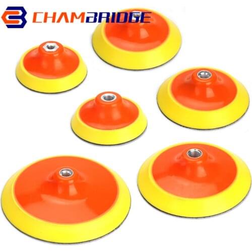 3/4/5/6/7 Inch Backing Sanding Pad Hook & Loop Plastic Backer Pads Angle Grinder For Grinder Machine and Polish Pads