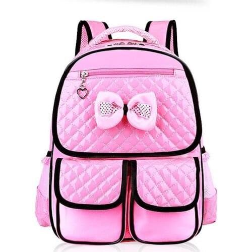 New Fashion Children School Bags Girls High Quality PU Children Backpack School Backpacks Child Book Bag 2020 Free Shipping D323