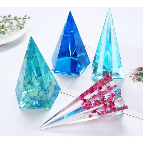DIY Fine Cone Silicone Mold 3D For Resin Cone Art Craft Making Tool For Home Decor