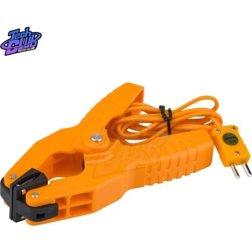 Pipe Temperature Clamp Sensor Lead K-type Thermocouple Probe Diagnostic Thermometer Tool Accessories