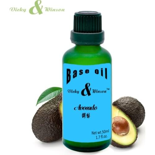 Vicky&winson Avocado oil 50ml Lighten spots Deep Cleansing Eliminate 100% pure plant base oil Essential oils skin care VWJC2