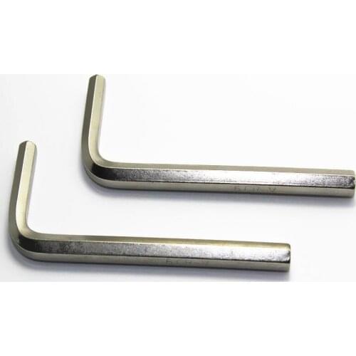 10pcs Nickel plating inner hexagon spanner L wrench 1.5/2/2.5/3/4/5mm