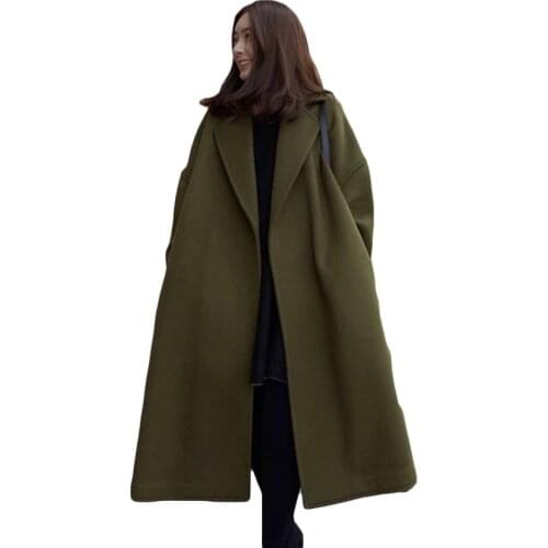 Женские пальто оверсайз Wfamh China At AliExpress