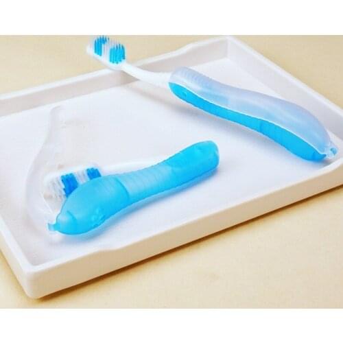 Foldable 1PCS Travel Toothbrush Replacement Portable Soft Bristle Toothbrush Camping Holiday Outdoor Toothbrush