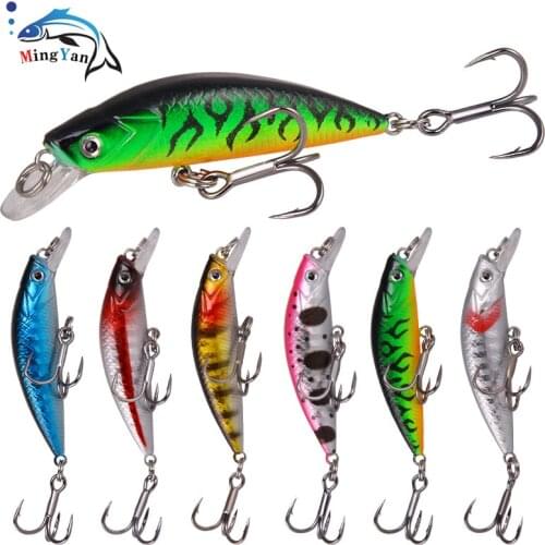 1pcs 6cm 6.7g Fishing Lures Minnow Wobbler Sinking Bass Trolling Artificial Hard Bait Crankbait Carp Pesca Fishing Tackle