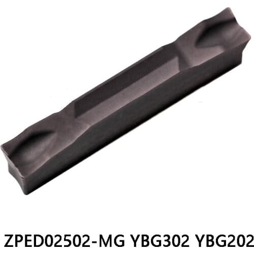 10pcs Original CT ZPED02502-MG YBG202 YBG302 ZPED 02502 Lathe Cutter CNC Carbide Inserts Lathe Tools toczenie Turning Tool
